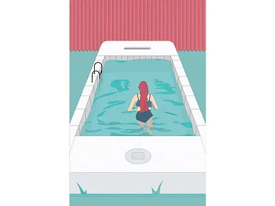 Social Pool 2d concept conceptual design editorial graphic graphic design illustration minimal simple social