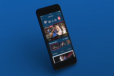 NBA App app art art direction ui ux