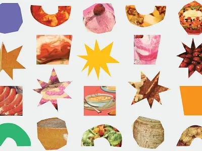 Disordered Eating During the Holidays eating disorder ed illustration illustrator pattern pollen simplepractice vector