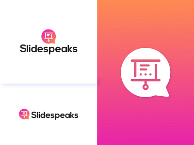SlideSpeaks Logo Design 2d logo app logo brand identity branding agency branding and identity branding designer colorful logo flat logo gradient logo icon design illustration logo logo and branding logo design logo trends minimalist logo modern logo monogram logo presentation logo slides logo