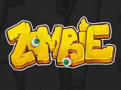 "Zombie" Hand-lettering adobe illustrator design graphic handlettering illustration lettering