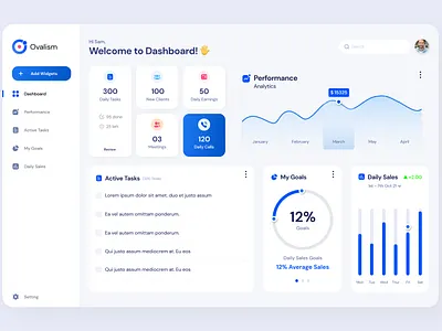 Monitoring Dashboard UX UI