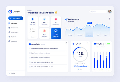 Monitoring Dashboard UX UI