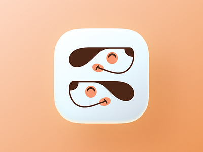 Puppies icon! app appstore art brand brand identity branding design dog icon illustration line logo logo design mark monoline pet puppies puppy symbol ui