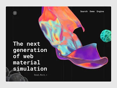 Landing Page Explorations 3d 3d landing page dailyui dark design landing landing page ui ux ux design web design web page