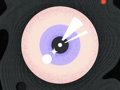 Day #8 Inktober 2021 — Watch challenge eye hipnotising illustration inktober 2021 texture watch