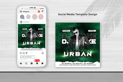 Social Media Template Design instagram