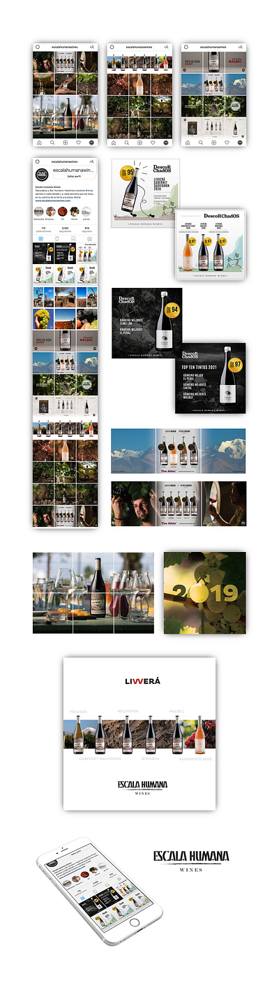 Instagram Profile for Winery brand management design flyers graphic design ig instagram marca marketing social media wine winery