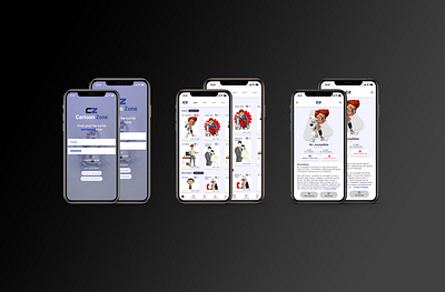 Cartoon Zone UI - An app for streaming and downloading cartoons app design product design ui ui design