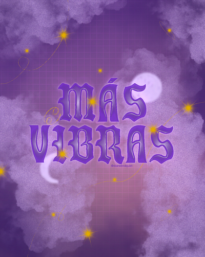 Más Vibras design dribbbleweeklywarmup graphic graphic design halloween illustration instagram latinx social social media spooky type typography vector