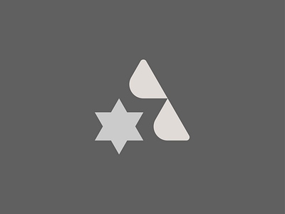 Letter A - Star branding identity letter a logo minimal national negative space patriotic pride star