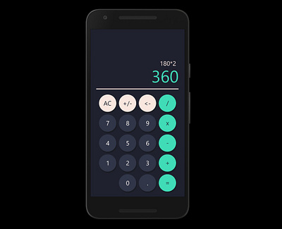 Calculator design ui