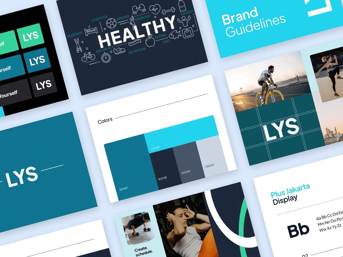Love Yourself - Brand Identity accessibility app application brand identity branding cardio design exercise healthcare mobile mobile app product schedule selfcare sleep typography ui ux yoga