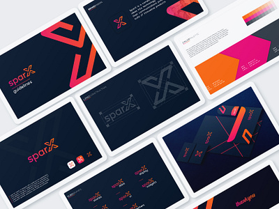 SparX branding design graphic design logo ui