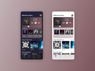 Riff Home page app app design colors emotionsl design music music app product product design ui uiux ux ux design visual design