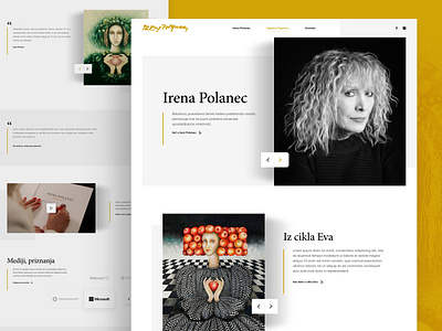 Irena Polanec design drawingart responsive ui ux web webdesign website webui