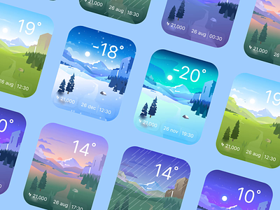 Animated Wallpaper designs, themes, templates and downloadable graphic  elements on Dribbble