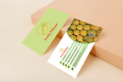 Fruits Village Business Card amazing business card branding business card business card stationery business card design corporate identity creative business card fruits village graphic design luxury business card modern business card premium business card stunning business card unique business card visual identity