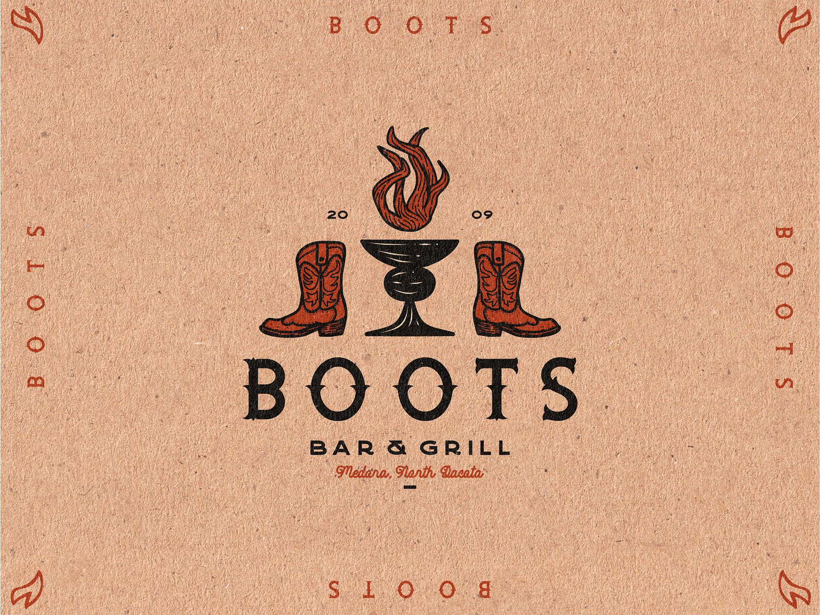 Boots Bar & Grill by Coric Design on Dribbble