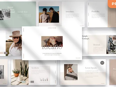 Ideano - Minimal Multipurpose Template clean colorful company corporate google slides keynote modern multipurpose multipurpose template photography pitch deck portfolio powerpoint presentation studio template unique web design web development website