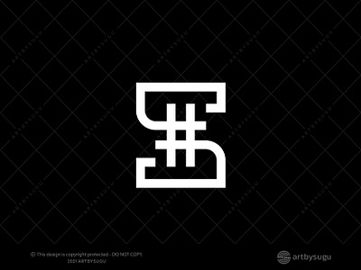 Letter S Hashtag Logo (for sale) branding design hashtag logo icon illustration letter s lettermark logo logodesign logoforsale logotype morden premade logo ready made logo s s logo symbol unused logo vector