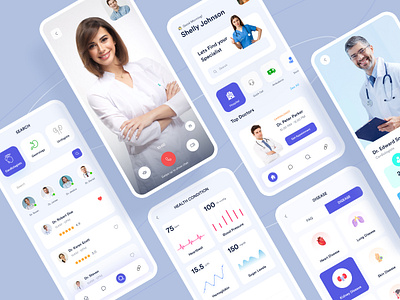 Medwin - Health Care App UI by Bacancy on Dribbble