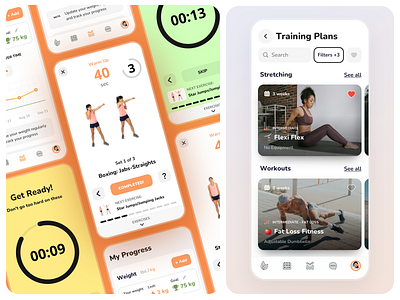 Workout | Hit My Macros app calories cardio clear dashboard dashboard exercise fitness gym healthcare icons interface minimal mobile version navigation sport trainer training ui ux workout