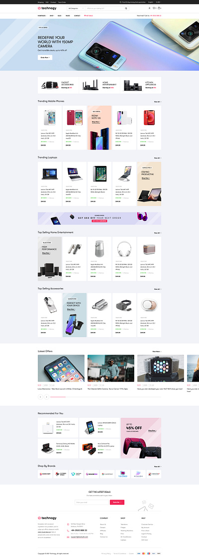 Technocy - Electronics Store WooCommerce Theme business creative ecommerce electronics elementor fashion furniture marketplace modern pavothemes responsive shop shopping store technocy technology theme woocommerce wordpress