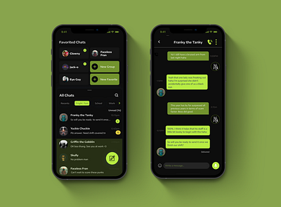 Daily UI - Day 13 - Messaging/Chat App chat chatbox communication dailyui013 dailyuiday13 darkmode designchallenge frightnight groupchat hauntedhouse messages messengerapp scary spooky uidesign uidesigner