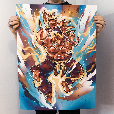 Poster Design art artist artwork character design design digital art digital illustration dragon ball z drawing graphic design illustration logo poster poster art poster artwork poster design poster illustration procreate procreate art procreate design