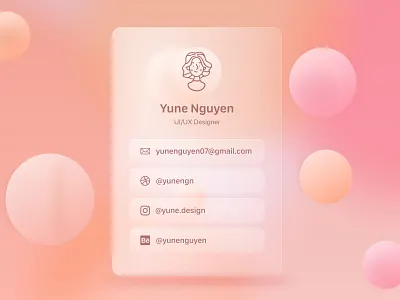 Contact Card app card concept concept design contact contact card design mobile mobile app mobile design modern ui uiux user interface visual concept