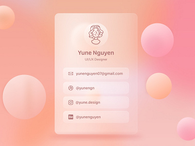 Contact Card app card concept concept design contact contact card design mobile mobile app mobile design modern ui uiux user interface visual concept