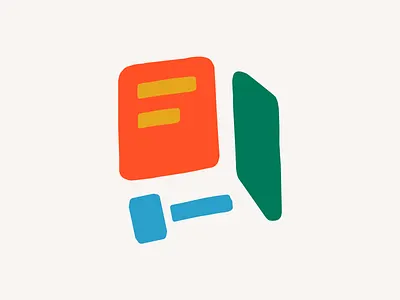 Lithic Icon pt. IV bank book branding cash crypto currency design fintech flat graphic design hammer icon icons illustration logo money paper stone technology text vector