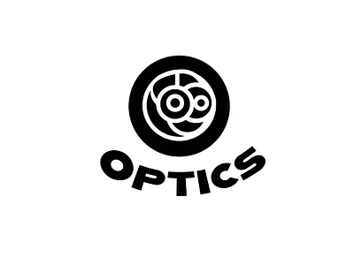 Optics Logo branding design icon illustration illustrator logo logo 2d minimal ui vector