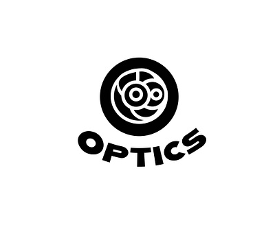 Optics Logo branding design icon illustration illustrator logo logo 2d minimal ui vector