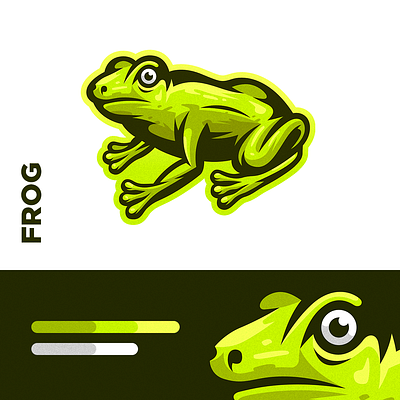 Frog Illustration design detailed drawing frog frogs illustration logo vector