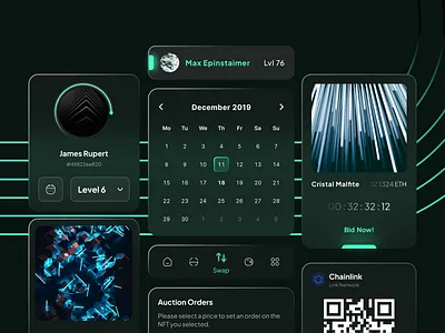 Glass Design System app design blockchain blockchain design crypto app cryptocurrencies cryptocurrency design system eth design ethereum glass glass morphism glassmophic glassmorph glassmorphism glass design nft nft app nft market ui design kit ui kit