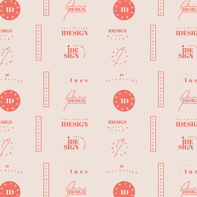 PATTERN DESIGN brand design brand identity branding branding and identity design feminine logo graphic design illustration logo logo variations logos pattern design