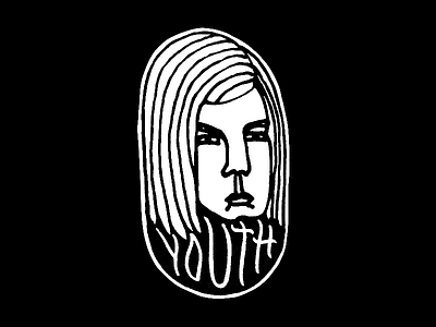Youth illustration lettering typography youth