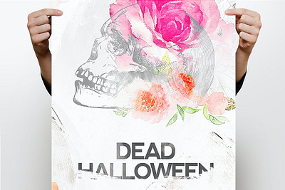 Halloween Flyer catalog clean dead design halloween halloween flyer halloween poster halloween simple illustration indesign magazine movie night nightmarre october print printable pumpkin template thriller