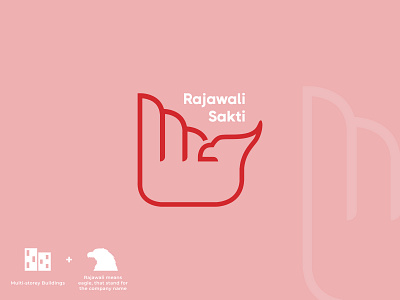 RAJAWALI SAKTI - LOGO branding flat logo graphic design logo logo design minimalist logo