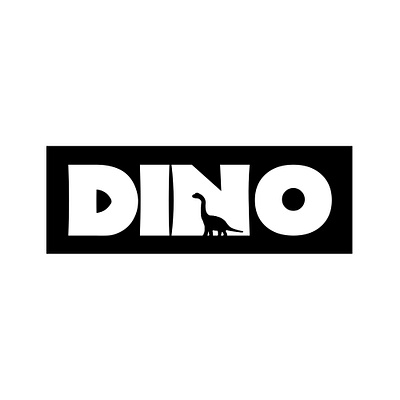 Dino branding illustration logo typography