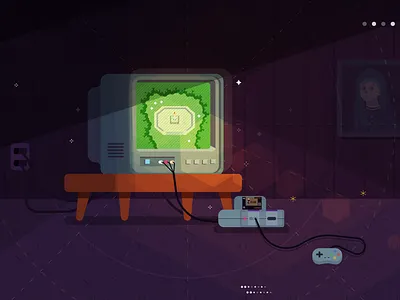 SNES aftereffects animación animation design illustration illustrator inktober nintendo retro snes tv videogames zelda