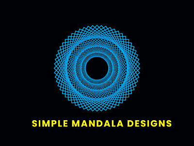 Simple mandala design business card corporate creative creative businesscard design illustration logo logo design mandala minimal minimalist logo print ready simple mandala design visitingcard