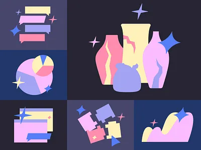 Madrid Illustrations browser chart chat colorful design free freebie fun graph illustration kapustin resources set vector