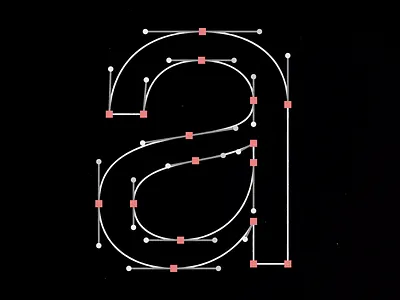 "a" 2d ae after effects animated type animation bezier black and white clean collage expressions font font animation glitch type minimal motion graphics skeleton type specimen typeface variable type