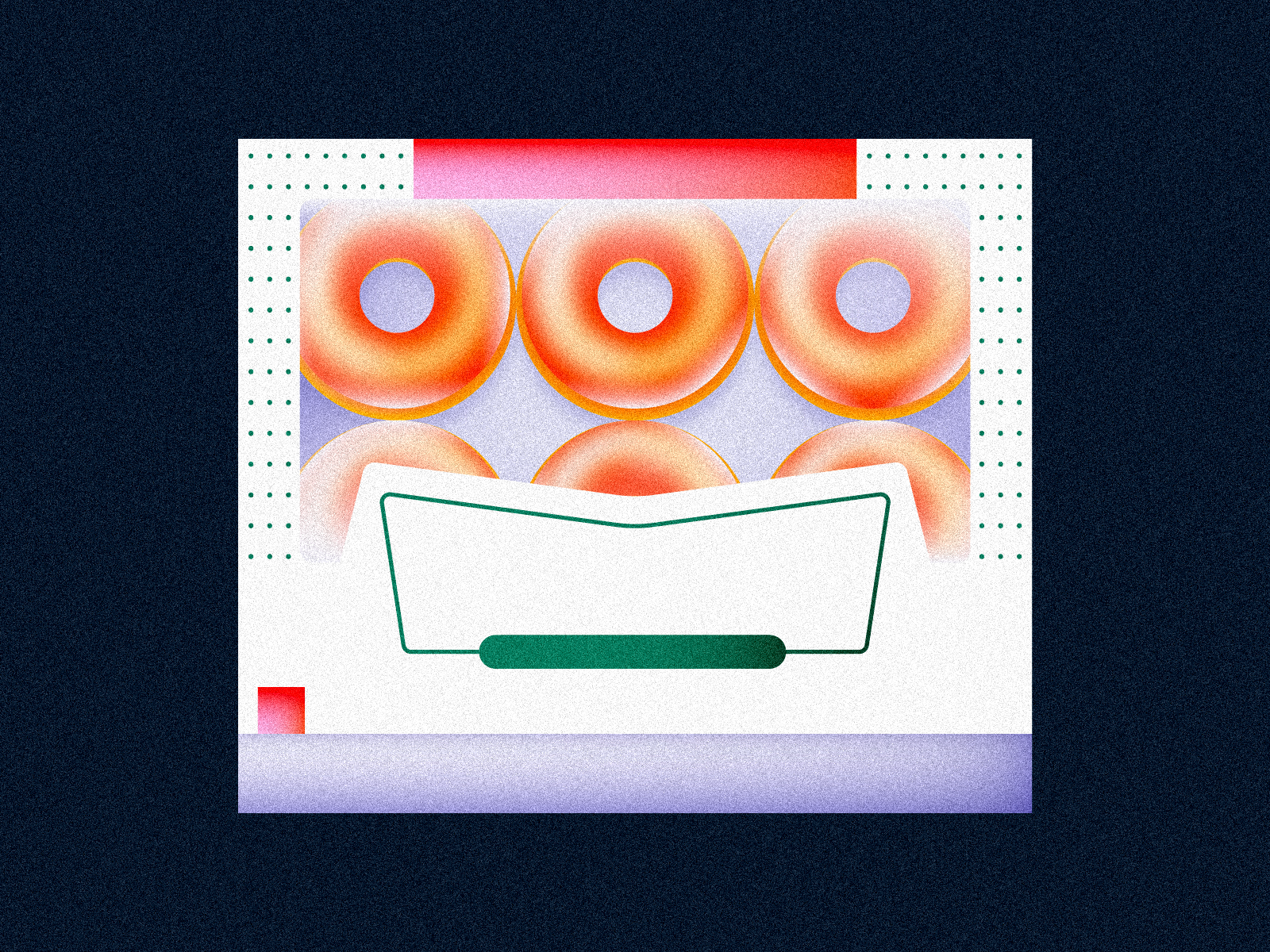 Glazed