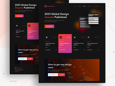 2021 Global Design Awards UI design 3d adobe animation branding design graphic design illustration illustrator logo motion graphics ui ui design uidesign ux website