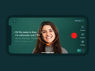 Maeker – Case Study animation clean design minimal product design teleprompter ui ux