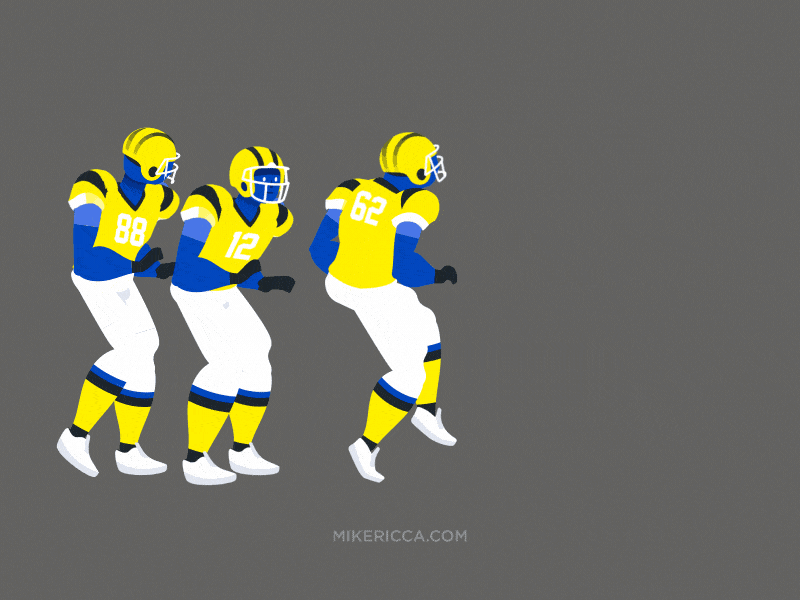 Sneaky ballers 2d after effects animation character gif mike ricca riccabucks rig